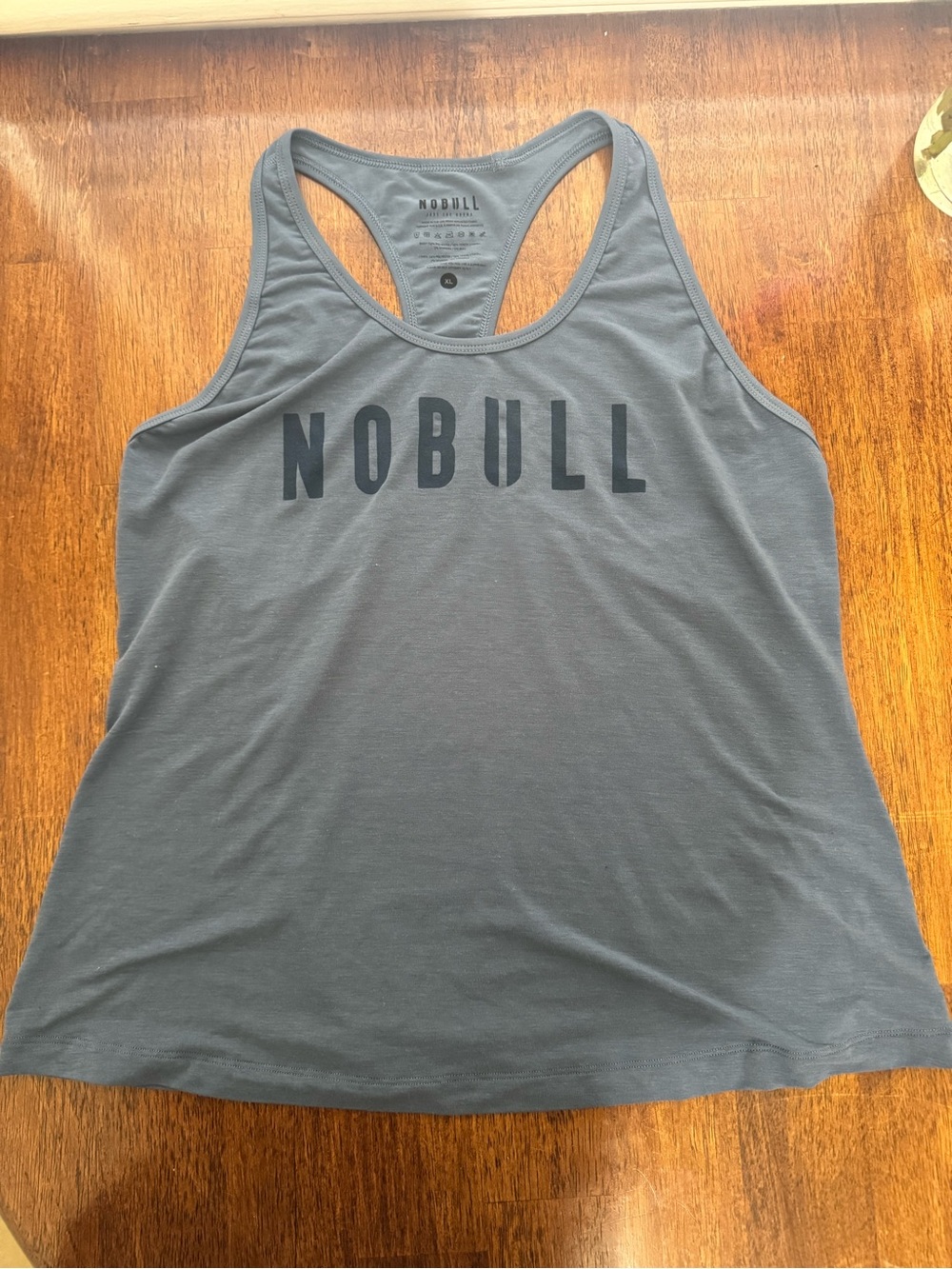 NOBULL Women's Blue Racerback Tank Top